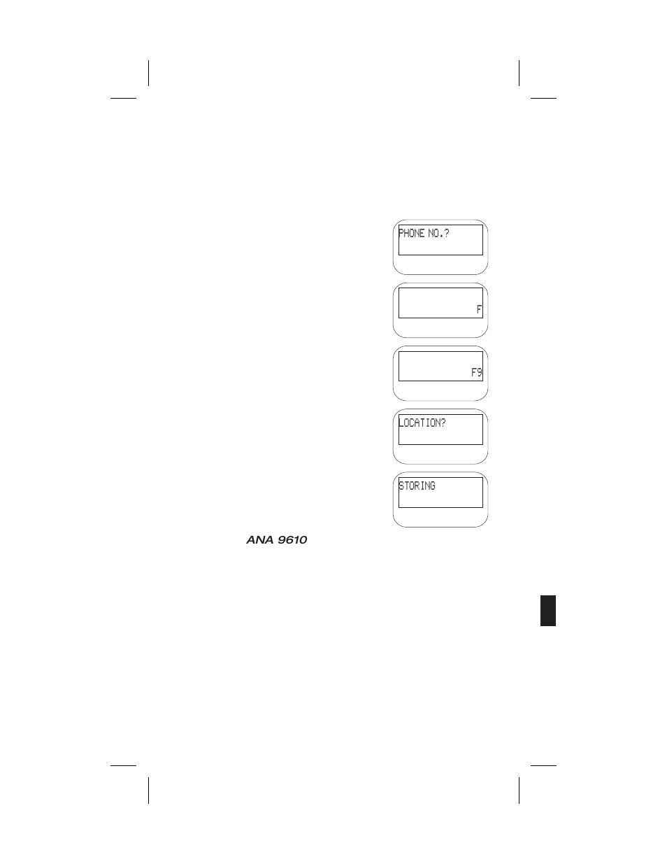 Programming the feature buttons | Uniden ANA 9610 User Manual | Page 33 / 46