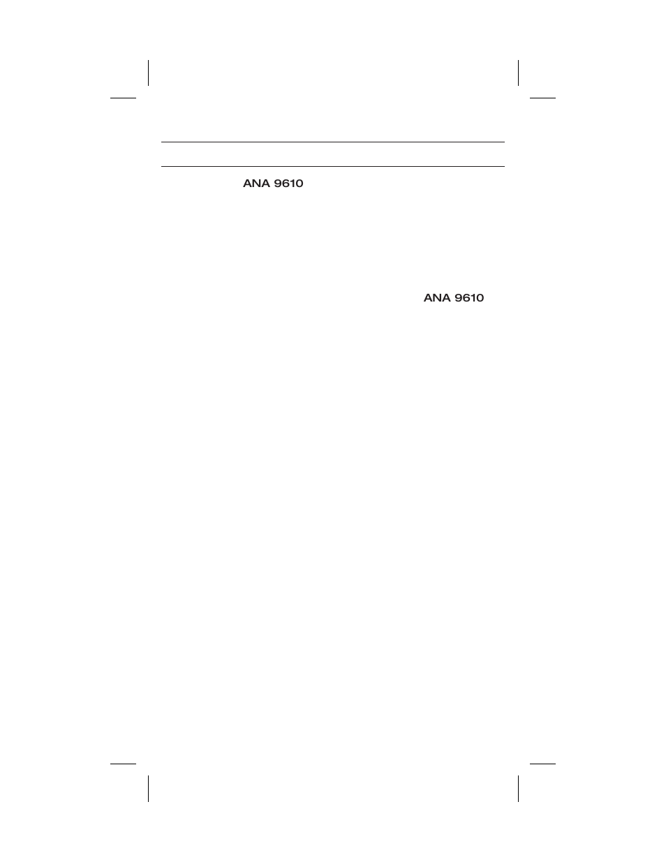 Typical applications | Uniden ANA 9610 User Manual | Page 43 / 46