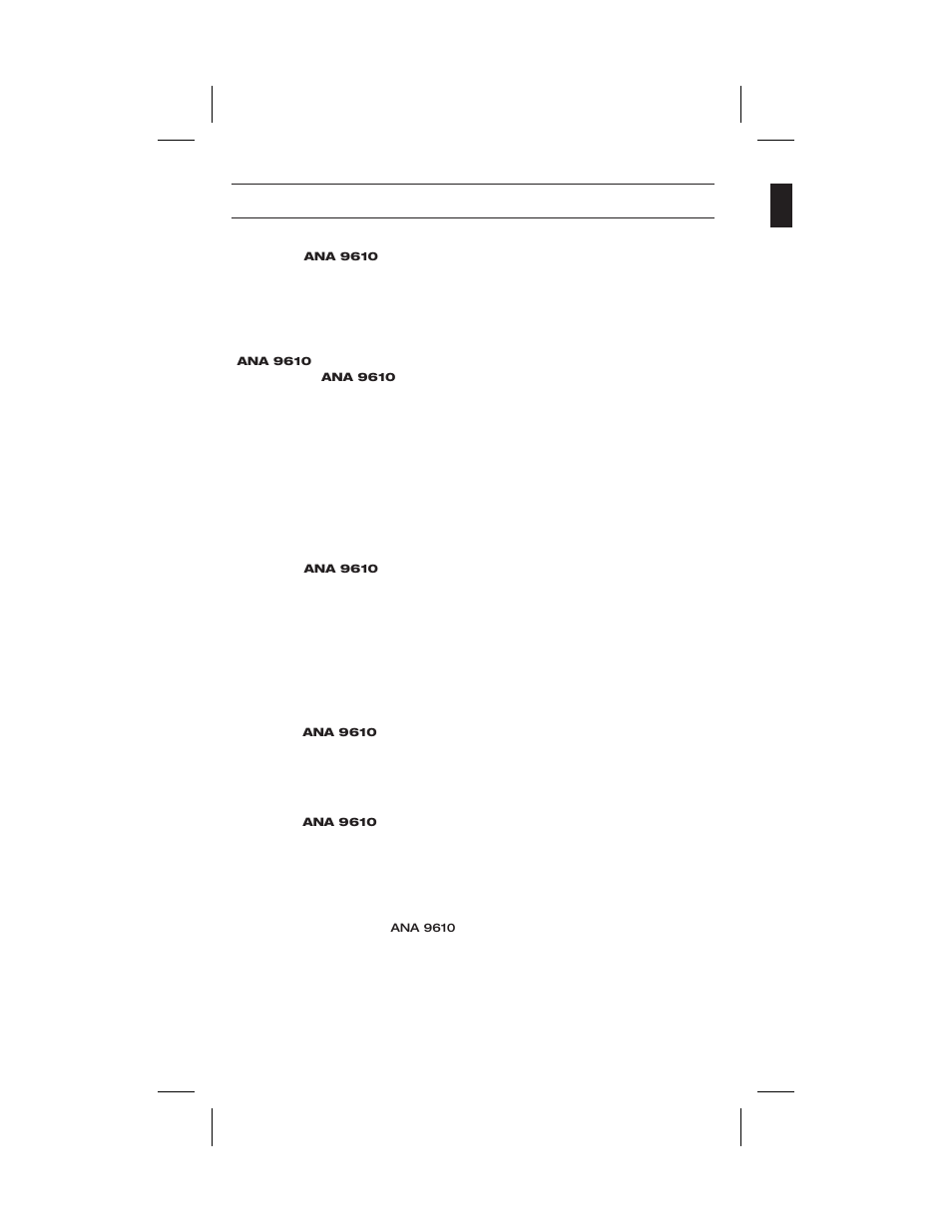 Uniden ANA 9610 User Manual | Page 7 / 46