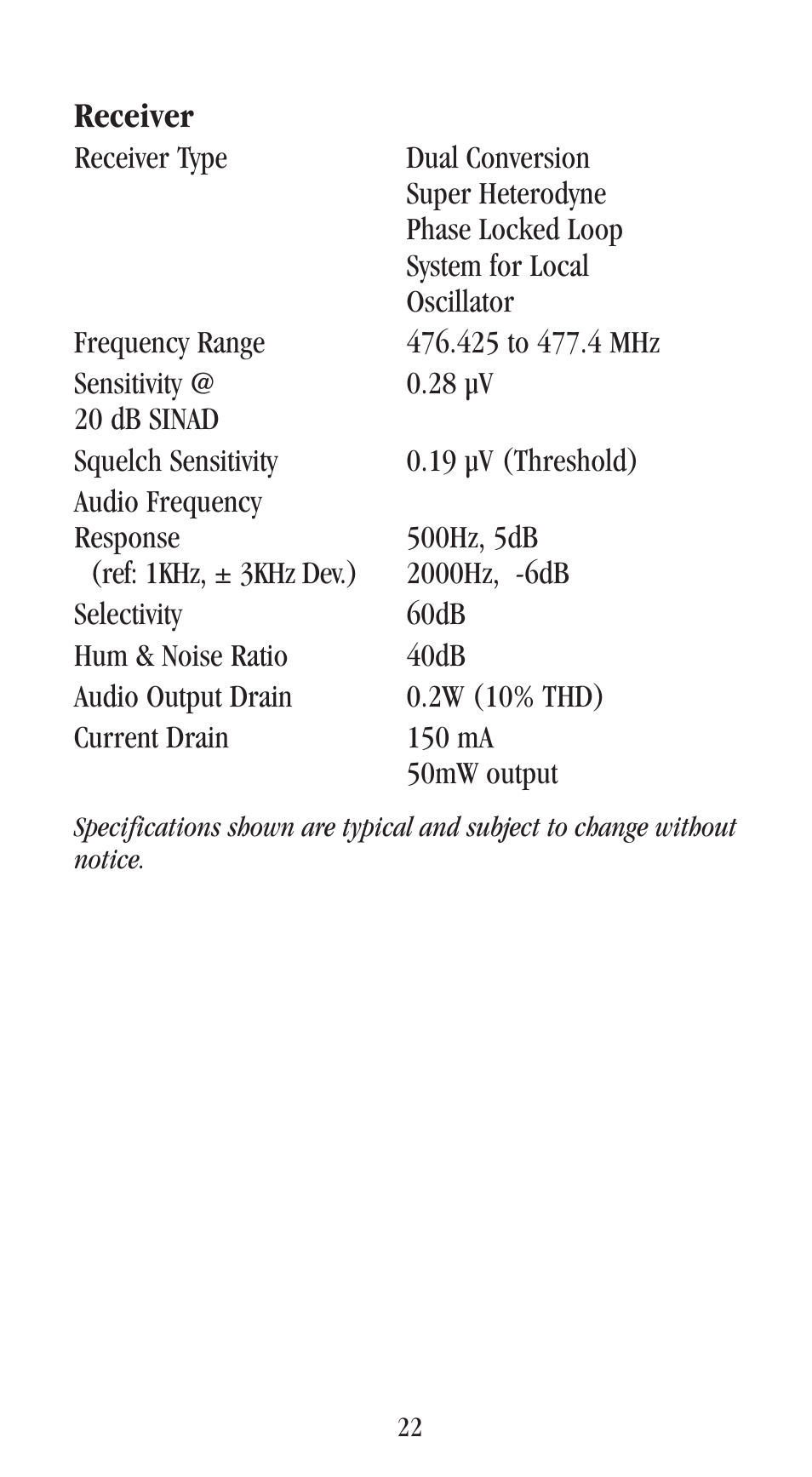 Uniden UH-048XR User Manual | Page 25 / 32