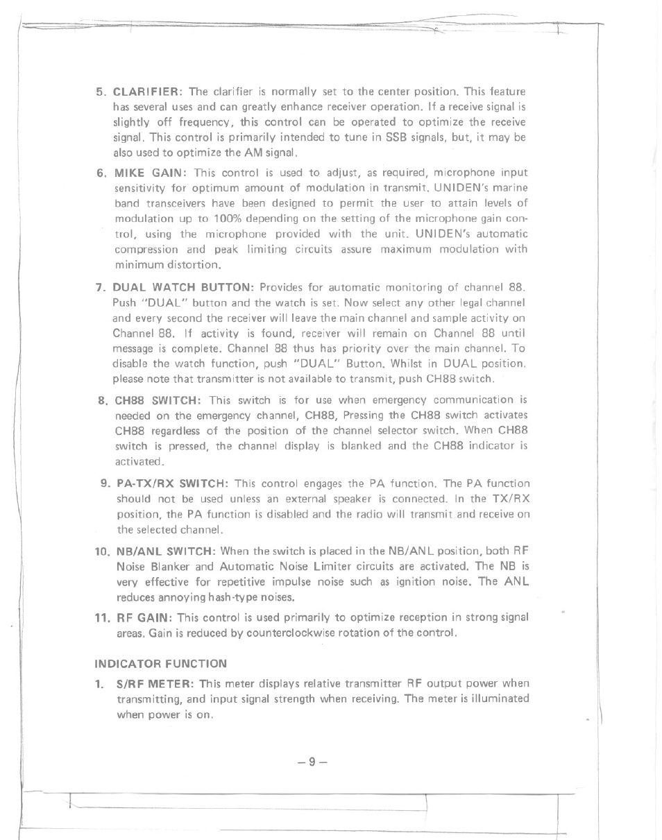 Uniden MC-4700 User Manual | Page 10 / 12