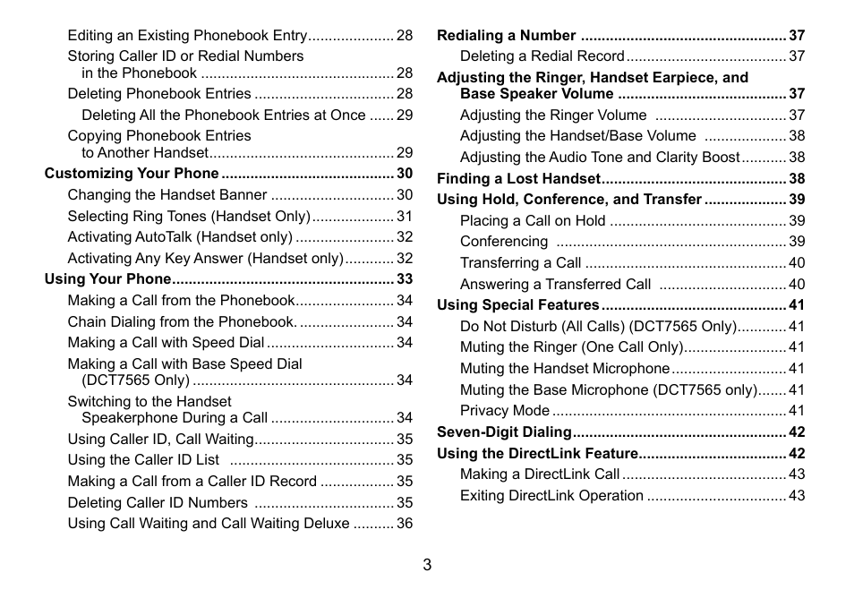 Uniden DCT756 User Manual | Page 3 / 60