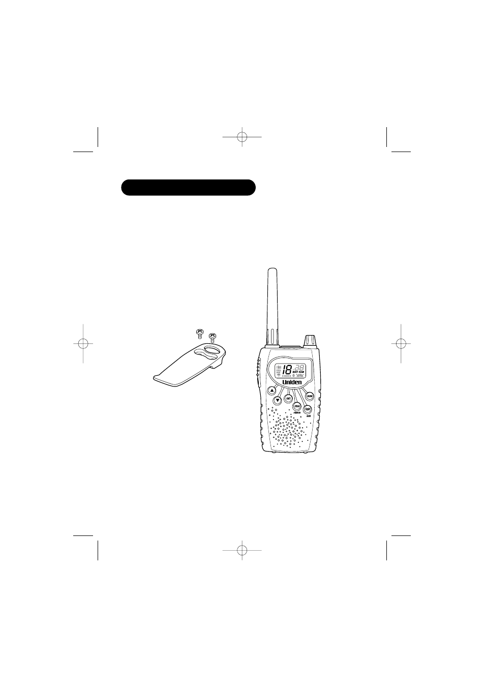 Included in your package | Uniden FRS500 User Manual | Page 6 / 20