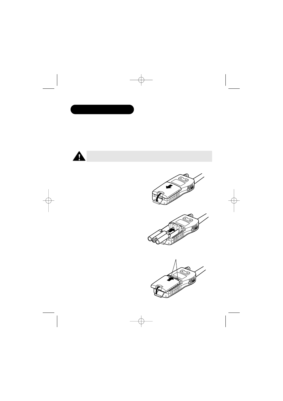 Battery installation | Uniden FRS500 User Manual | Page 7 / 20