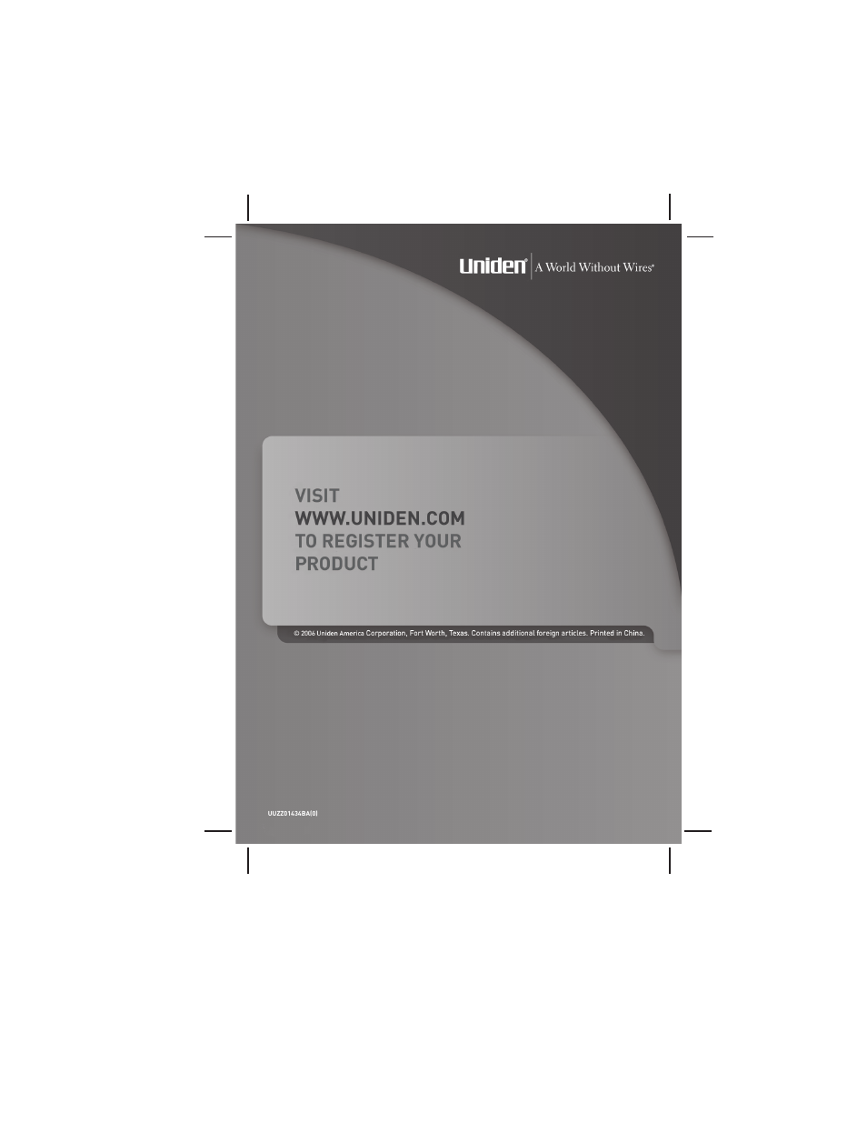 Uniden DCX750 User Manual | Page 20 / 20