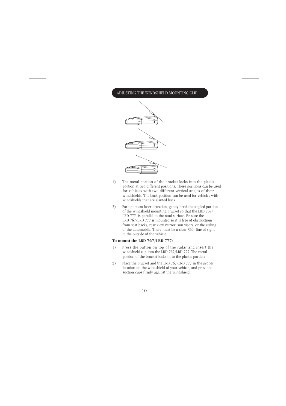 Uniden LRD 766 User Manual | Page 11 / 27