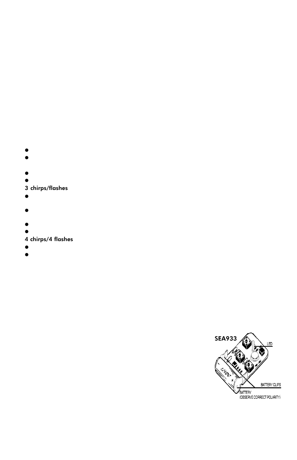 Appendix 2 — understanding the led flashes, Trigger zone indicator, Changing the transmitter battery | Uniden VS235XR User Manual | Page 4 / 8