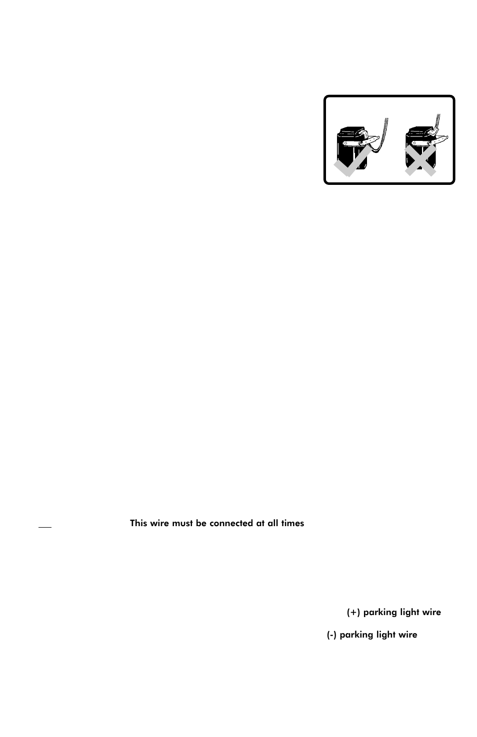 General considerations, Installation considerations, Red wire — main power | Yellow wire — ignition switch voltage input | Uniden VS235XR User Manual | Page 6 / 8