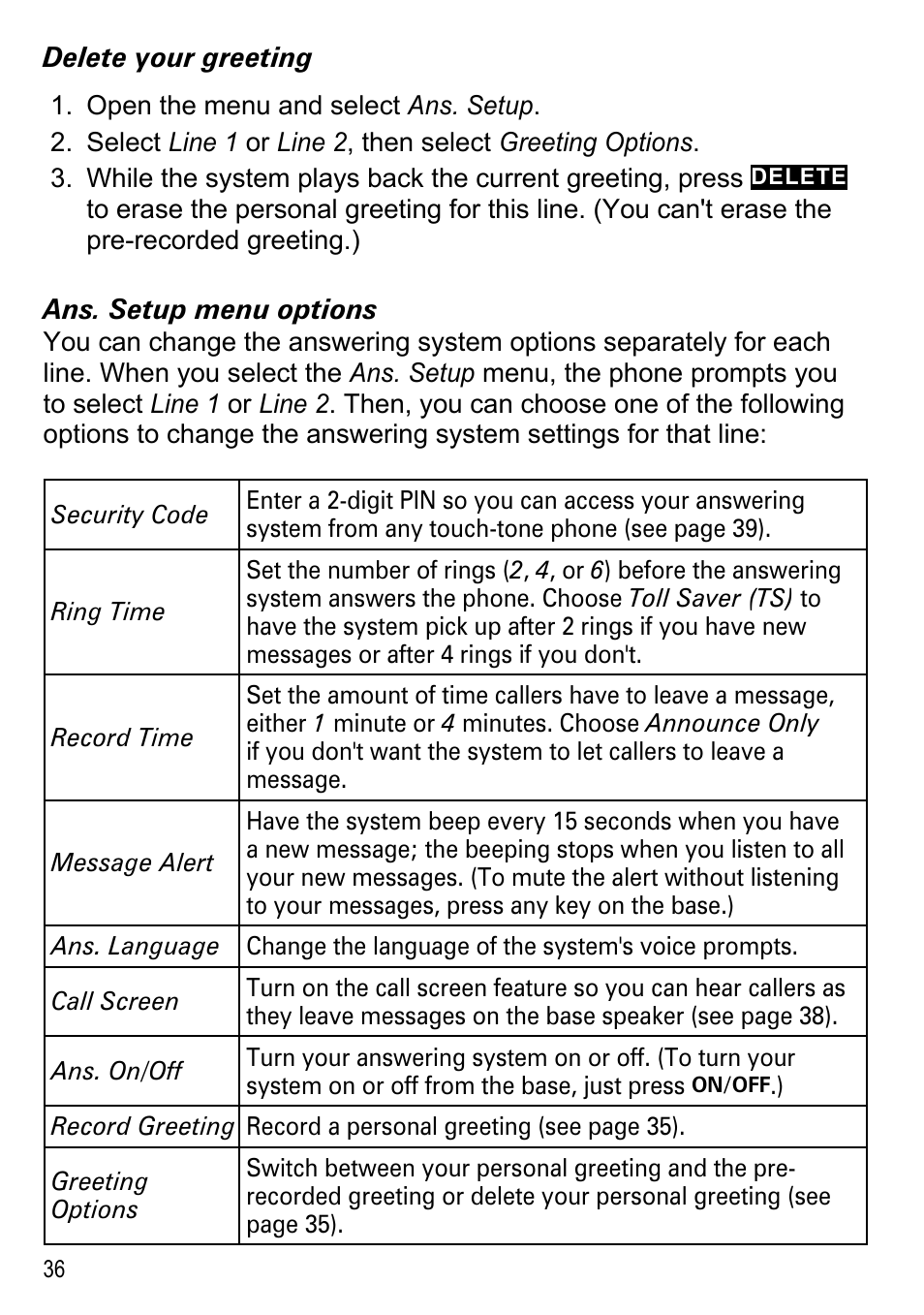 Uniden DECT4086-4 User Manual | Page 38 / 52