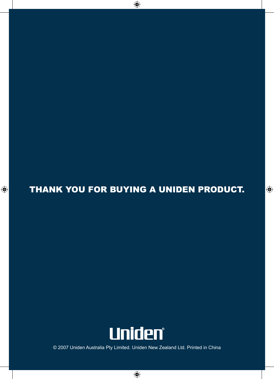 Uniden GNS8365BT User Manual | Page 120 / 120
