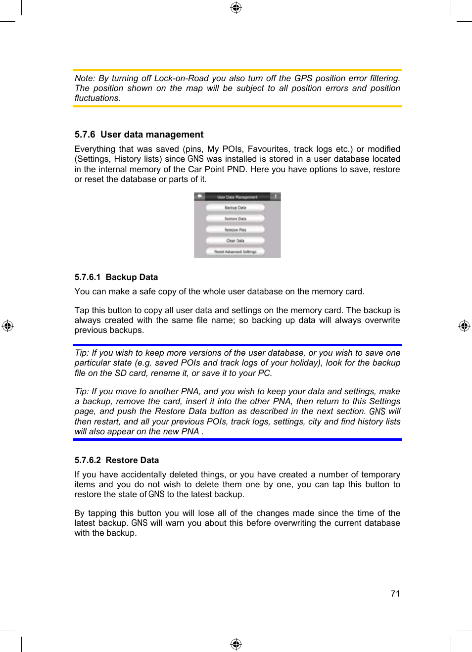 Uniden GNS8365BT User Manual | Page 99 / 120