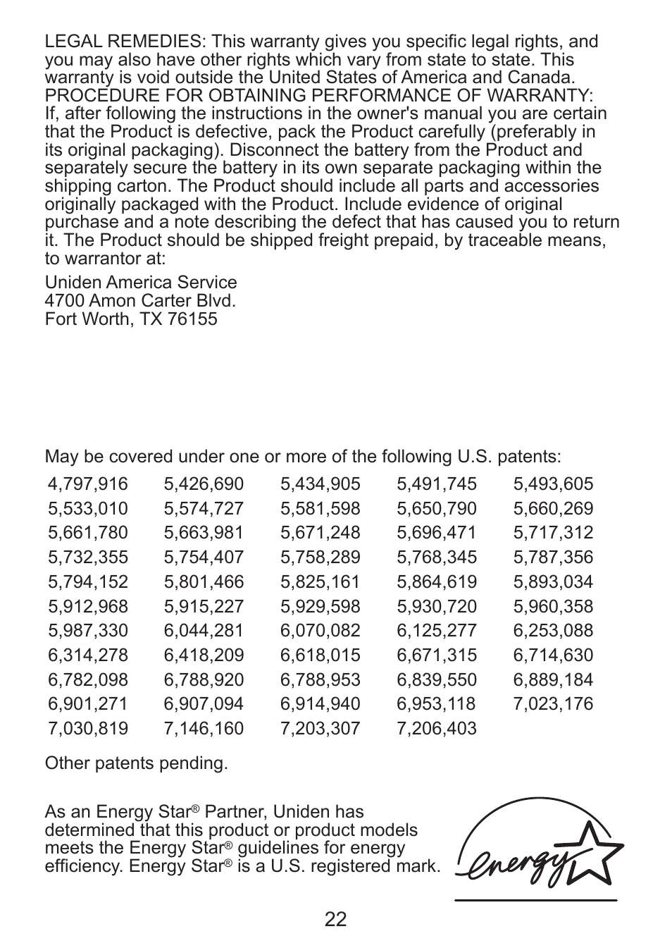 Uniden DCX300 Series User Manual | Page 23 / 24