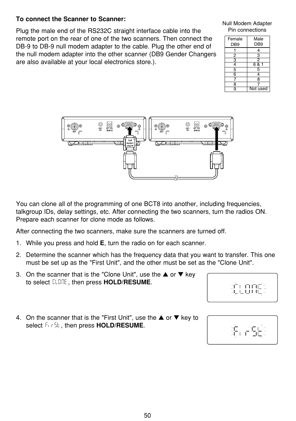 Uniden BCT8 User Manual | Page 54 / 68