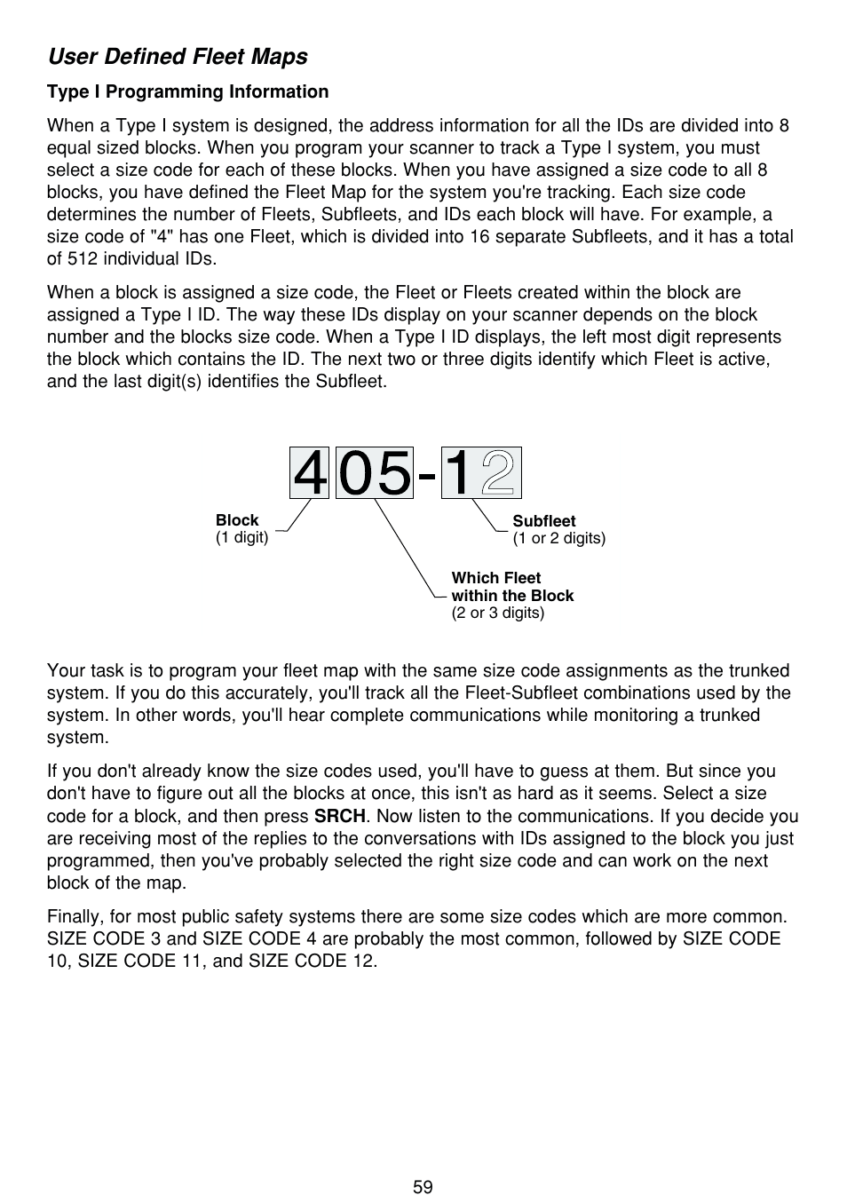 User defined fleet maps | Uniden BCT8 User Manual | Page 63 / 68