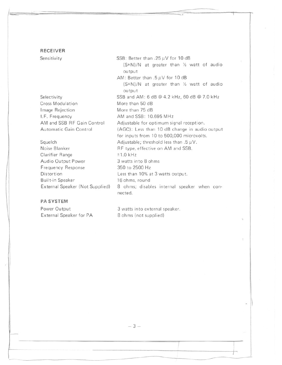 Uniden AX 144 User Manual | Page 4 / 17