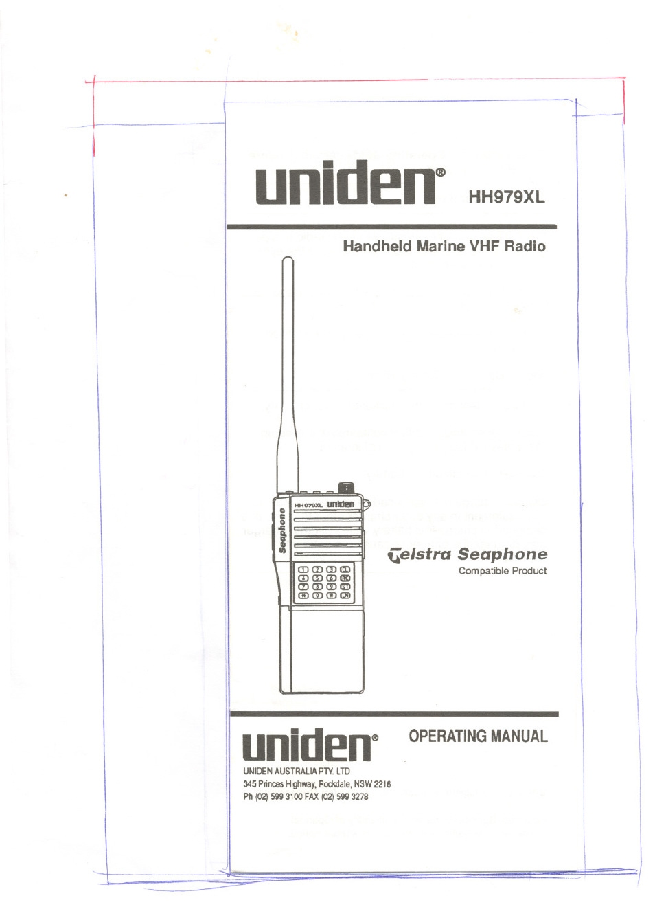 Uniden HH979XL User Manual | 32 pages