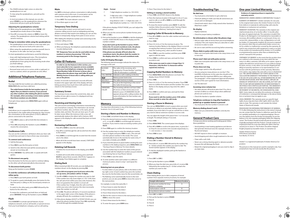 Uniden 3162 Series User Manual | Page 2 / 2