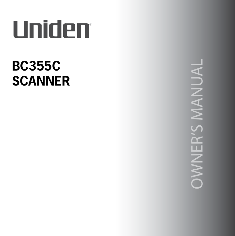 Uniden BC355C User Manual | 68 pages