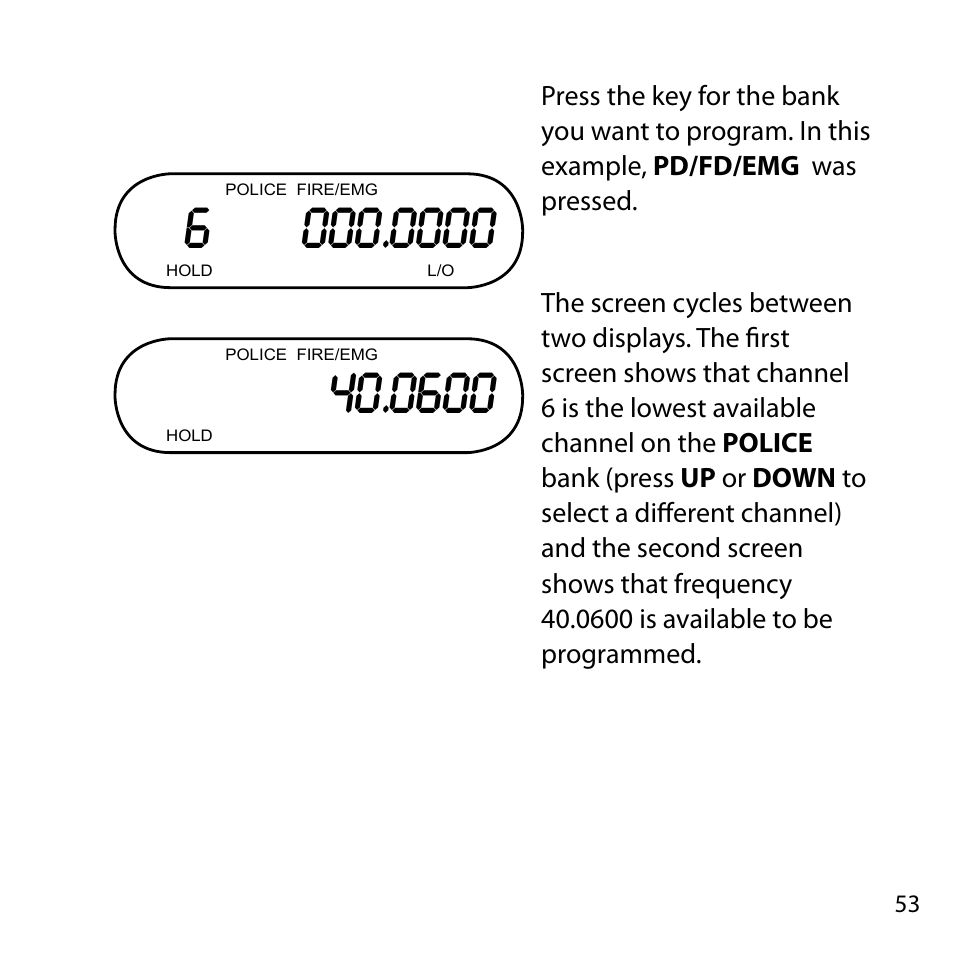 Uniden BC355C User Manual | Page 53 / 68
