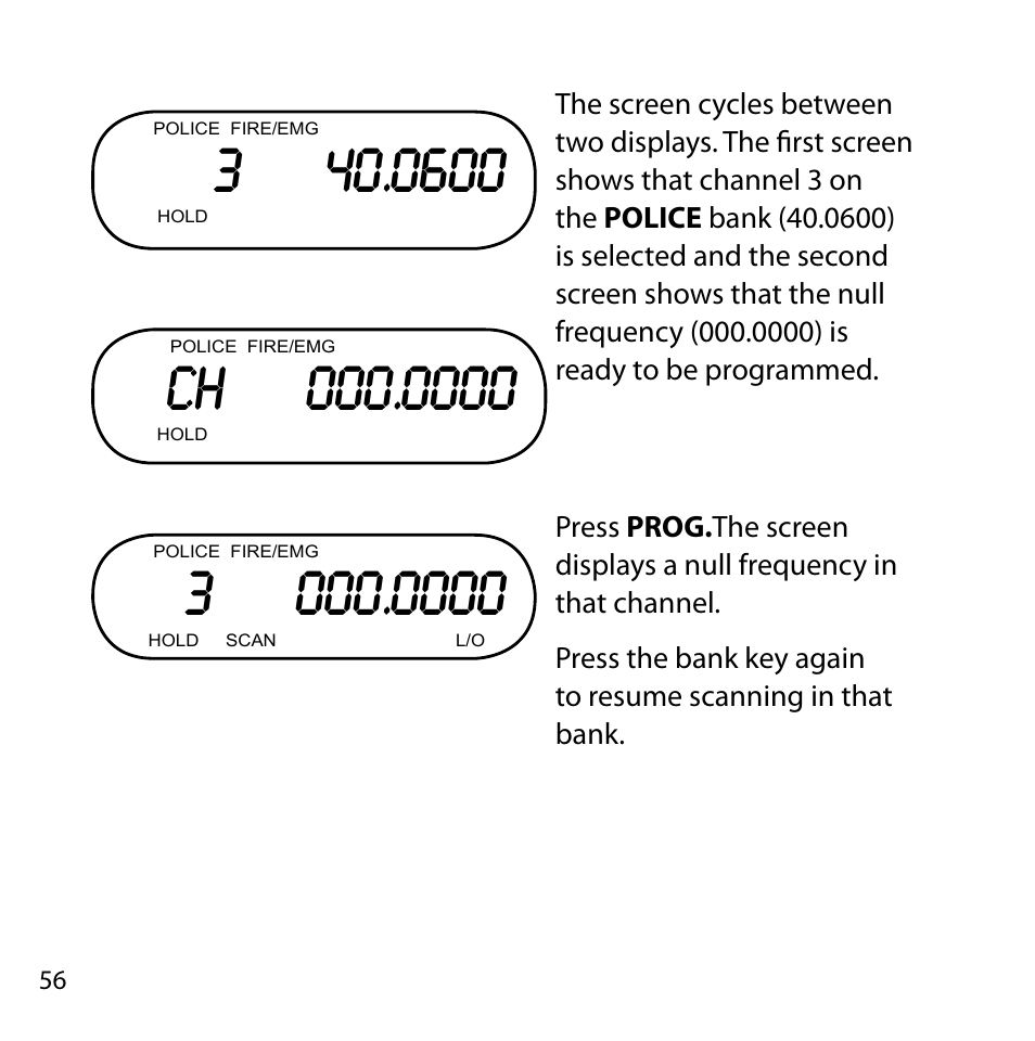 Uniden BC355C User Manual | Page 56 / 68