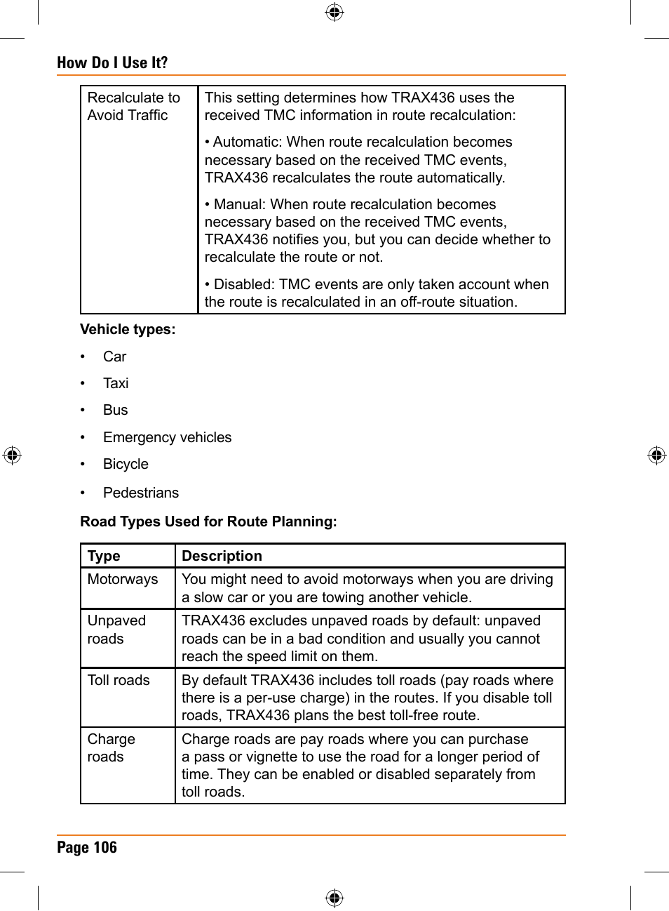 Uniden TRAX436 User Manual | Page 106 / 132