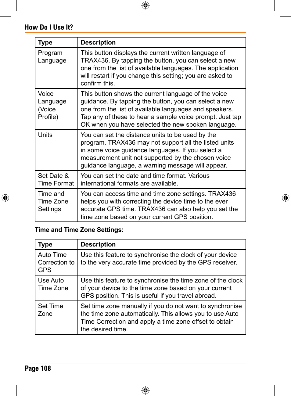 Uniden TRAX436 User Manual | Page 108 / 132