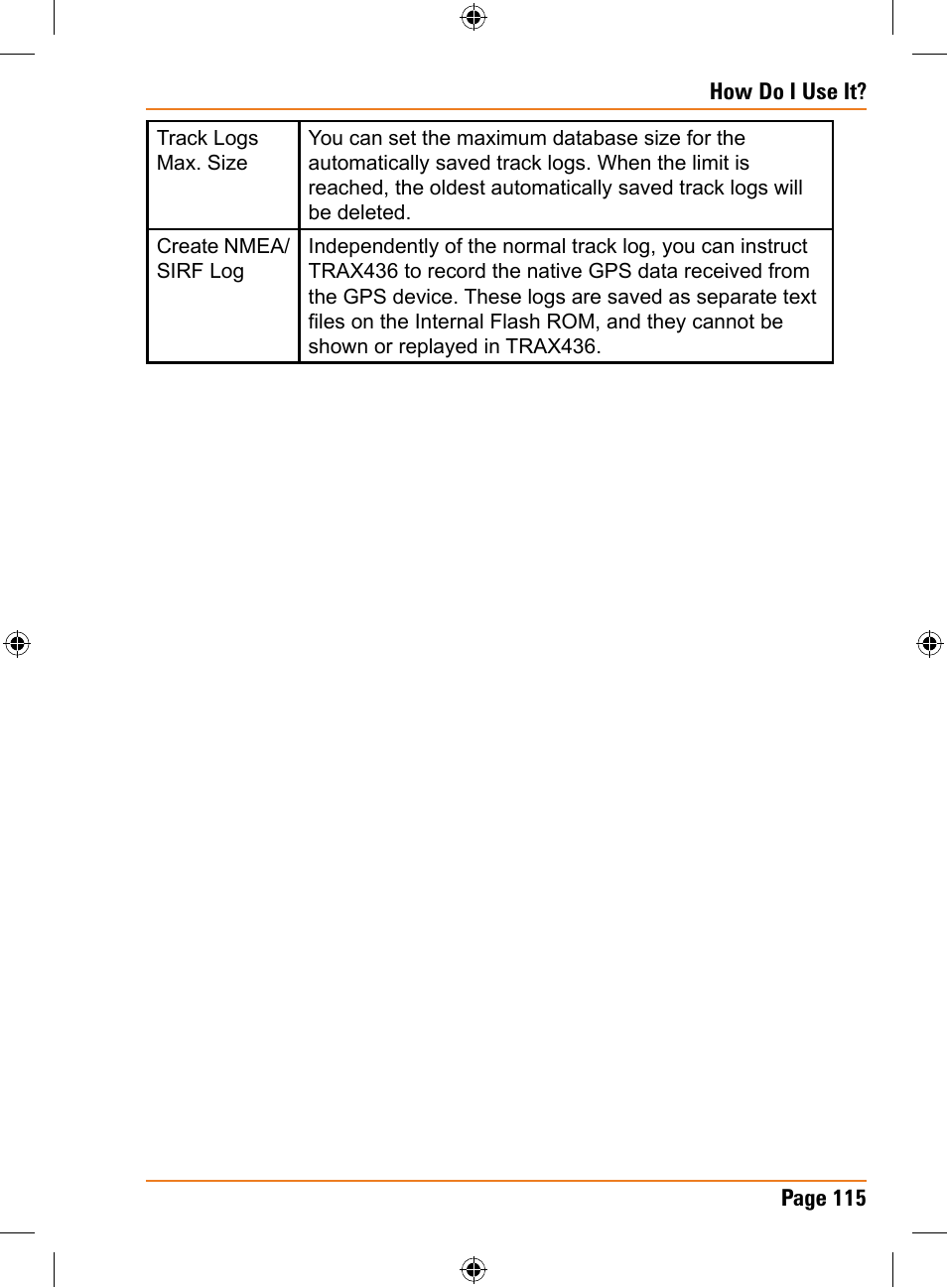 Uniden TRAX436 User Manual | Page 115 / 132