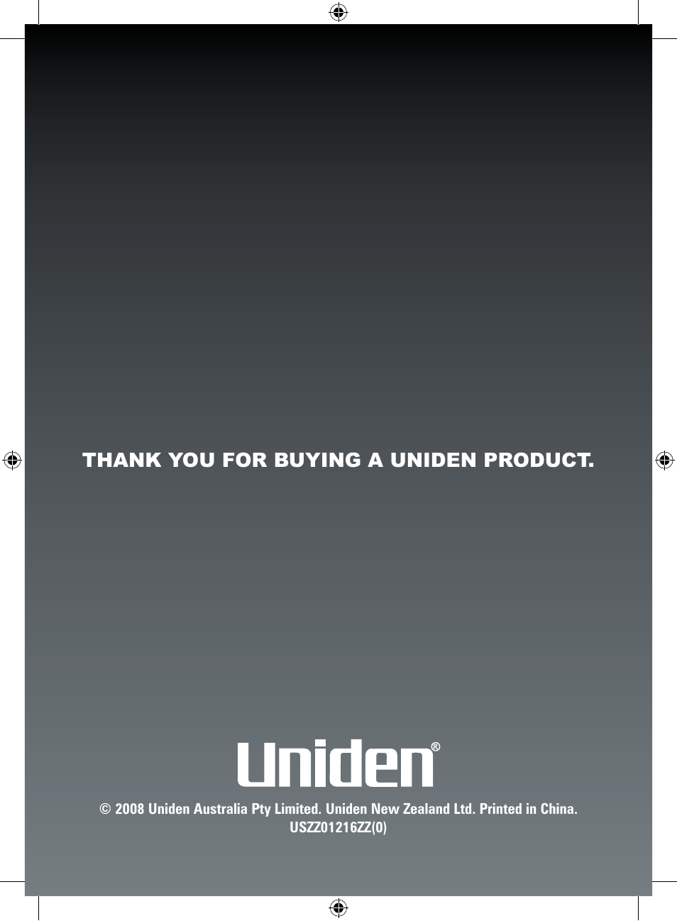 Uniden TRAX436 User Manual | Page 132 / 132