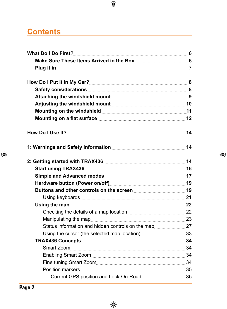 Uniden TRAX436 User Manual | Page 2 / 132