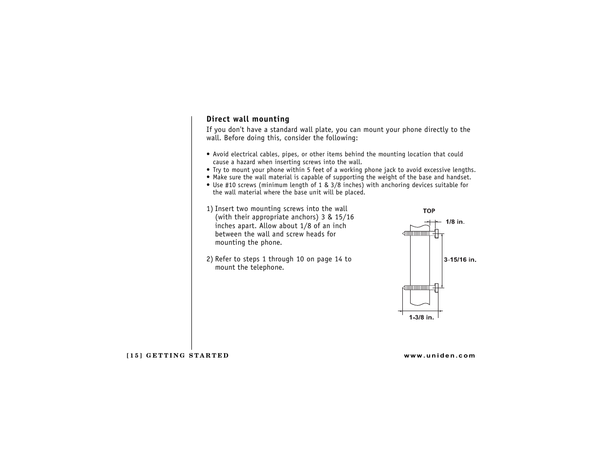 Uniden DCT7488 User Manual | Page 16 / 96