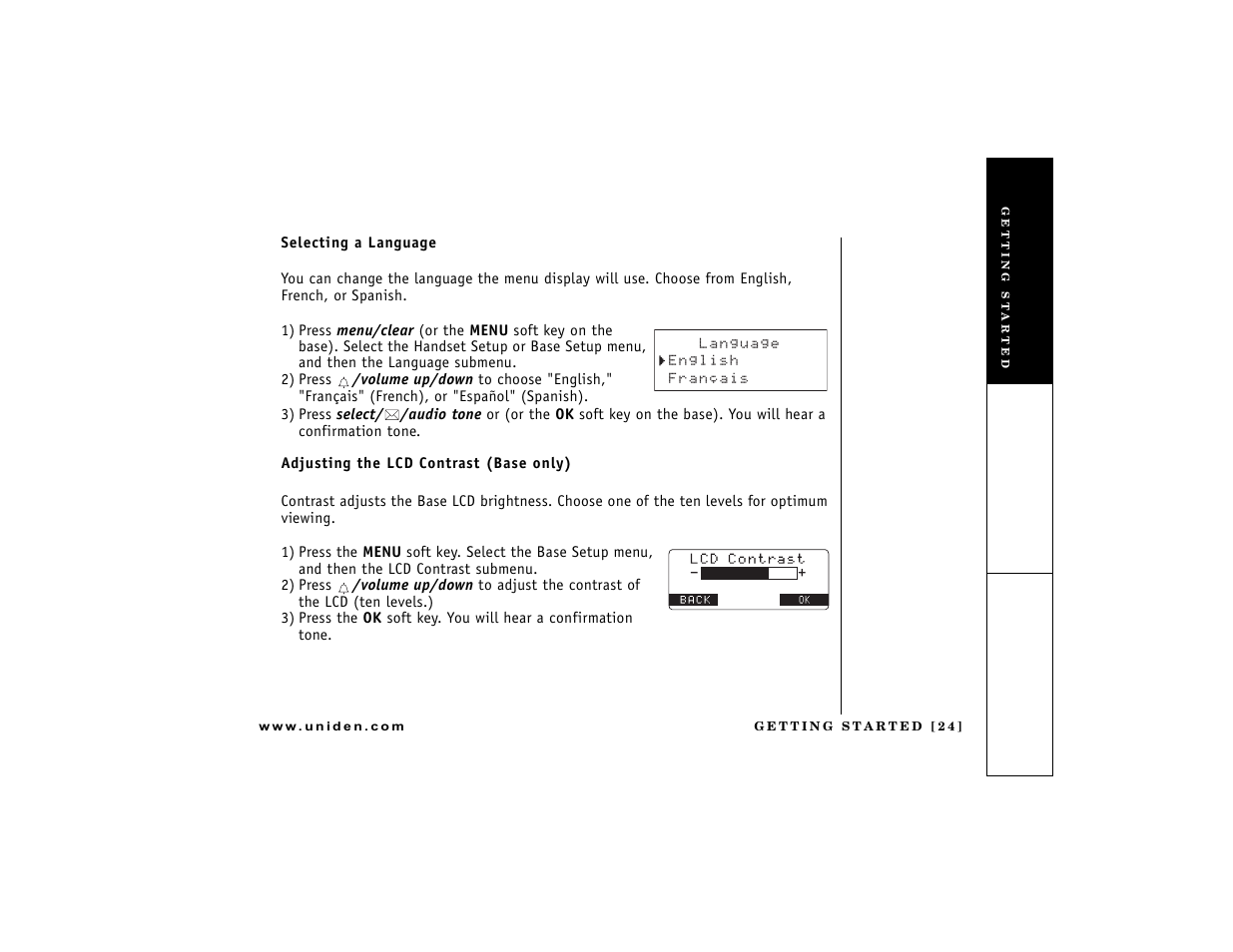 Uniden DCT7488 User Manual | Page 25 / 96