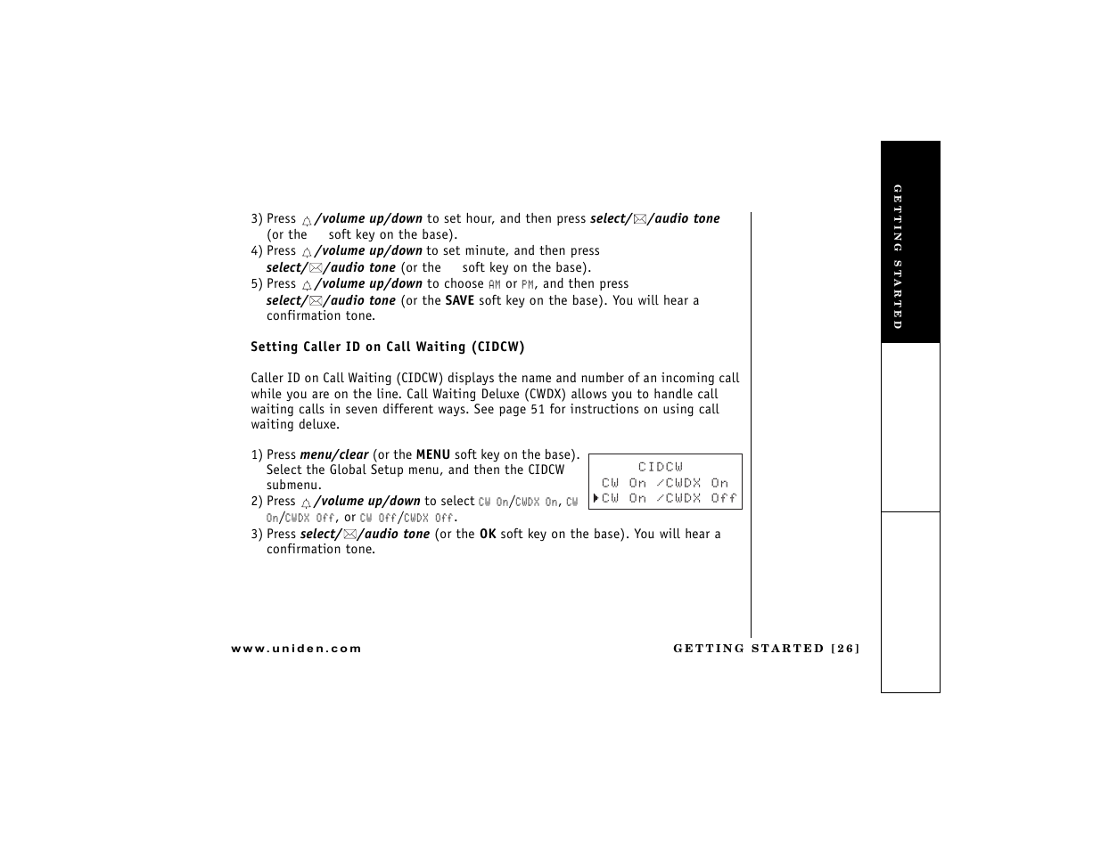 Uniden DCT7488 User Manual | Page 27 / 96