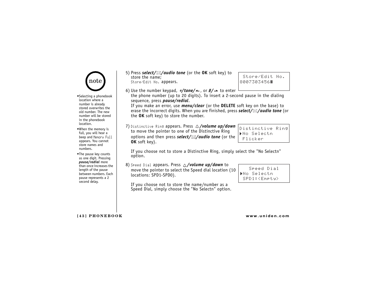 Uniden DCT7488 User Manual | Page 44 / 96