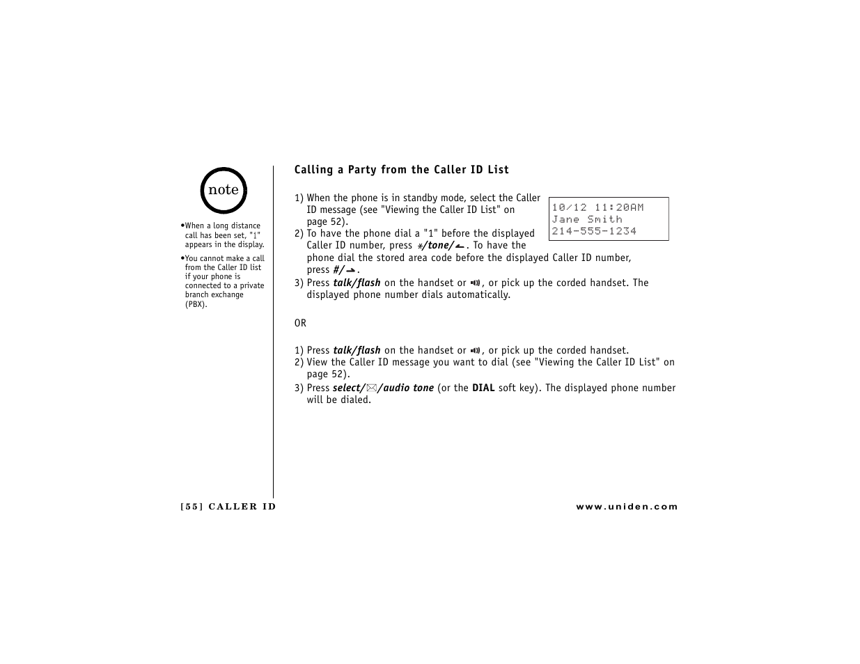 Uniden DCT7488 User Manual | Page 56 / 96