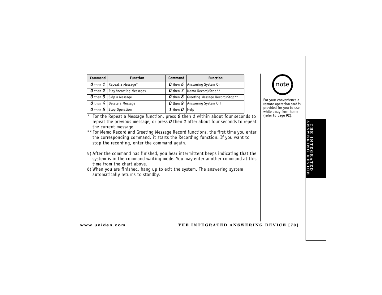 Uniden DCT7488 User Manual | Page 71 / 96