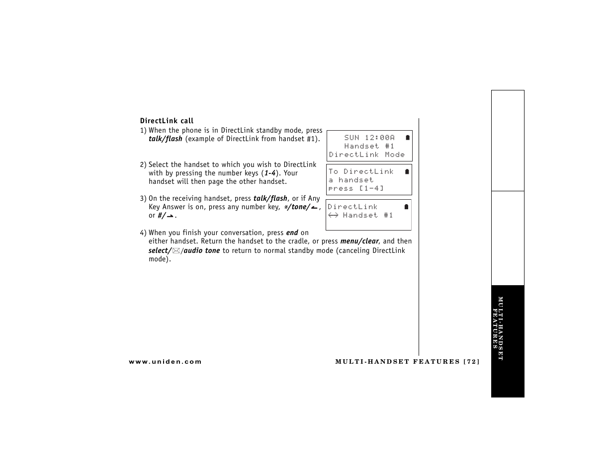 Uniden DCT7488 User Manual | Page 73 / 96