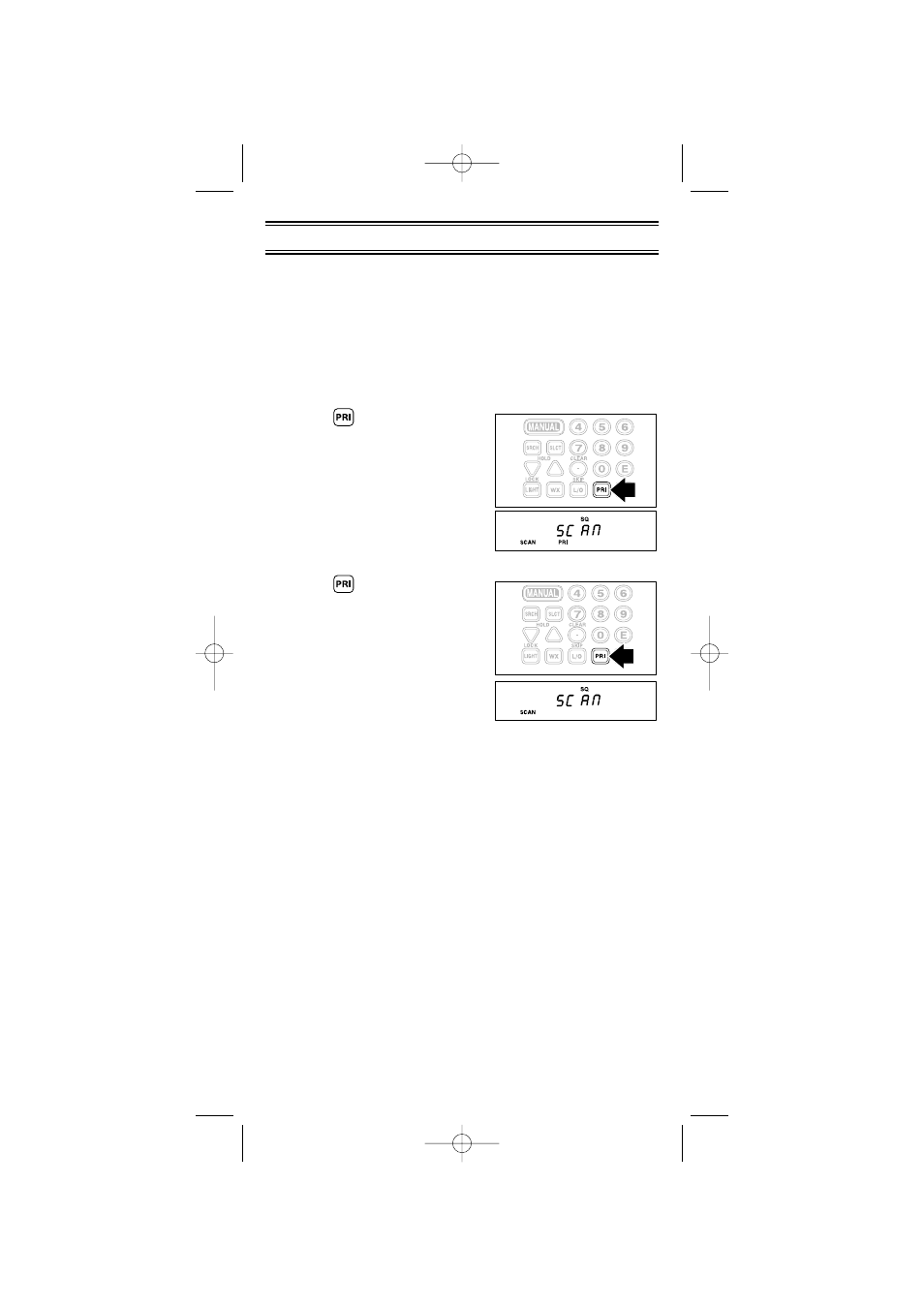 Priority scan | Uniden BC45XLT User Manual | Page 20 / 35