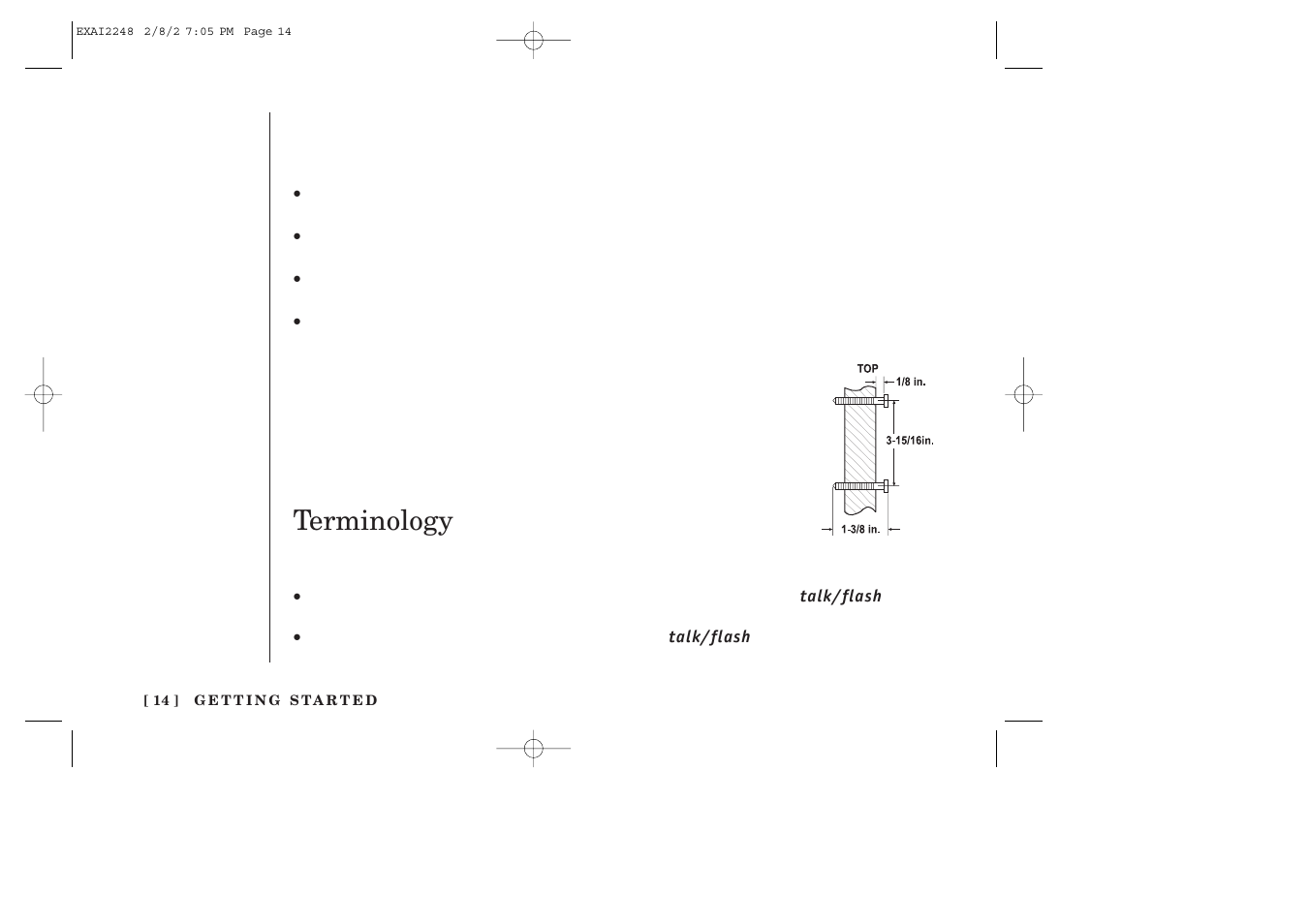 Terminology | Uniden EXAI2248 series User Manual | Page 16 / 68