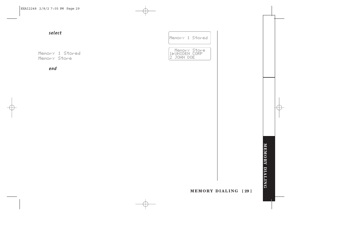 Uniden EXAI2248 series User Manual | Page 31 / 68