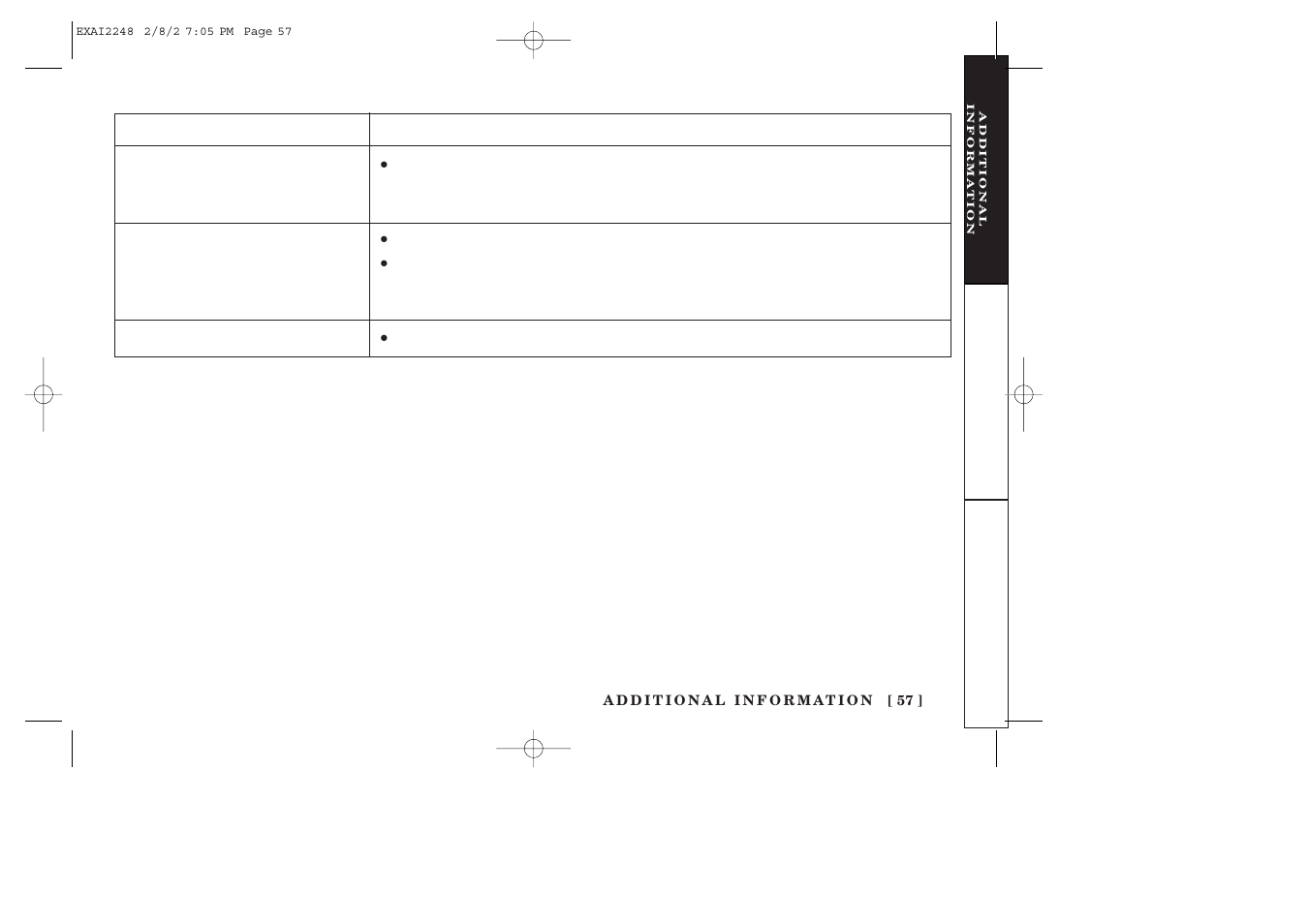 Uniden EXAI2248 series User Manual | Page 59 / 68