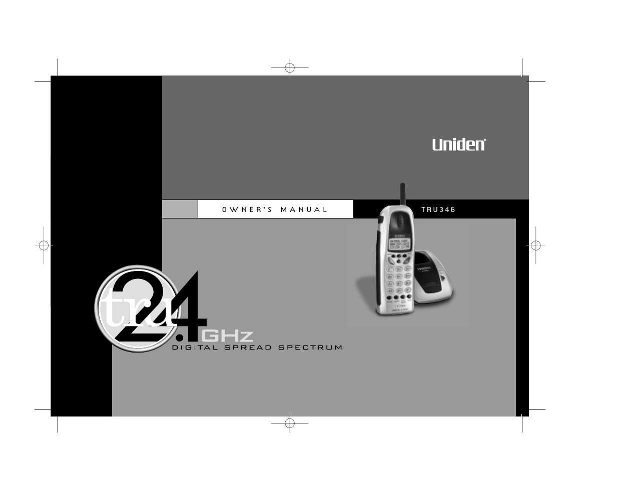 Uniden TRU 346 User Manual | 48 pages