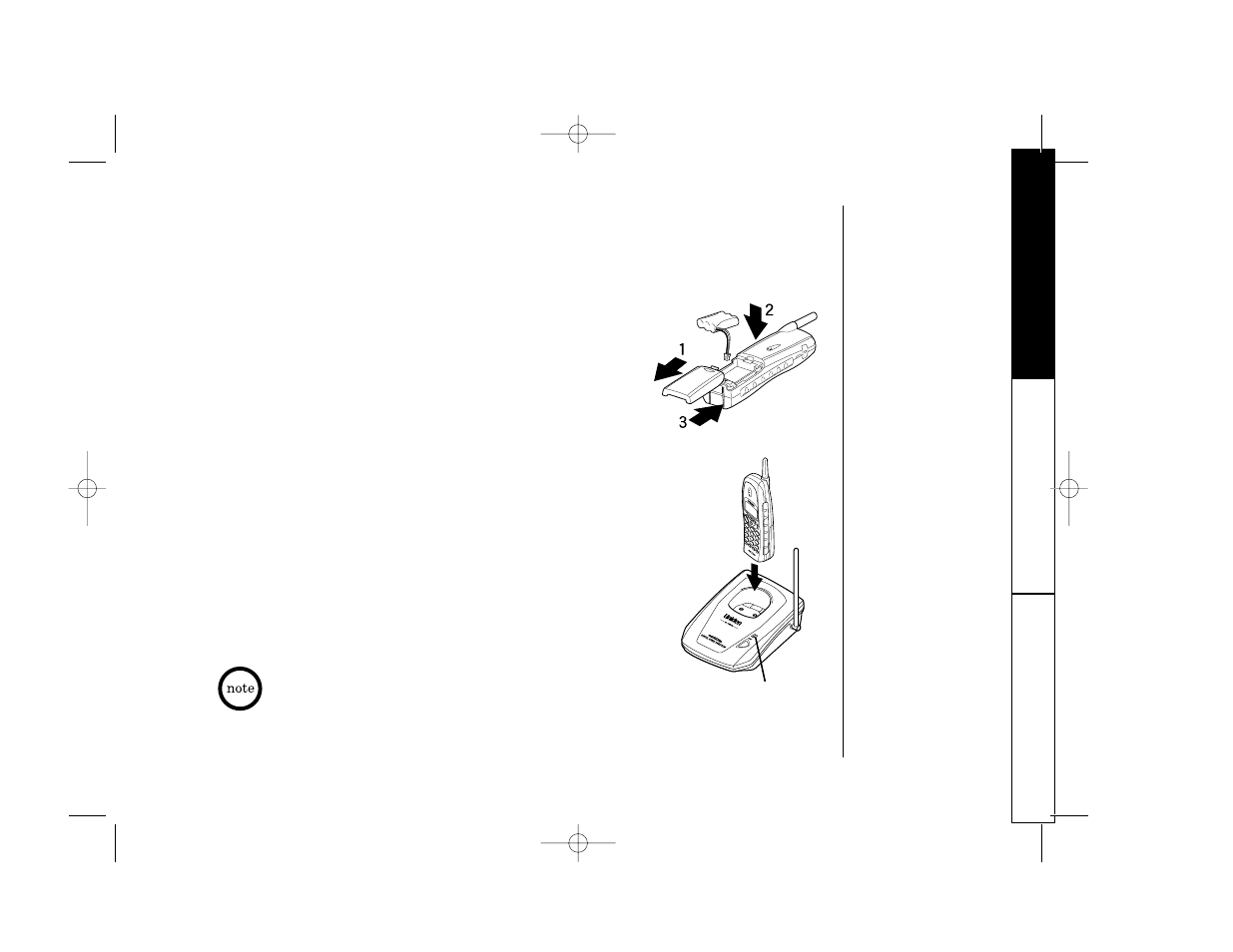 Preparing the battery pack | Uniden TRU 346 User Manual | Page 11 / 48