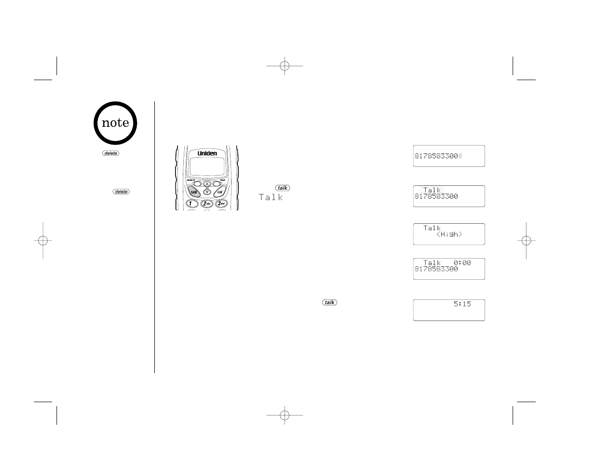 Making a call | Uniden TRU 346 User Manual | Page 14 / 48