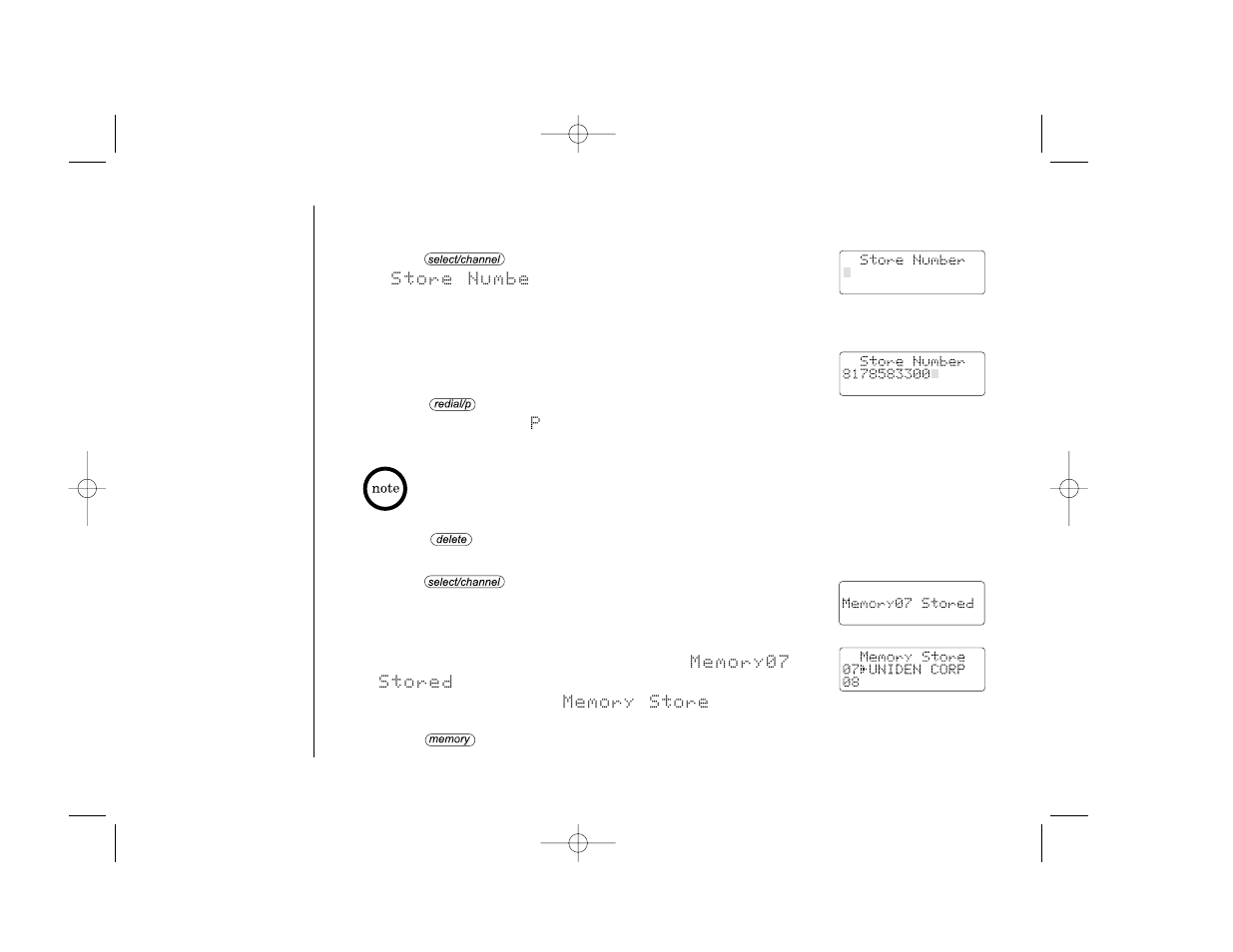 Uniden TRU 346 User Manual | Page 20 / 48