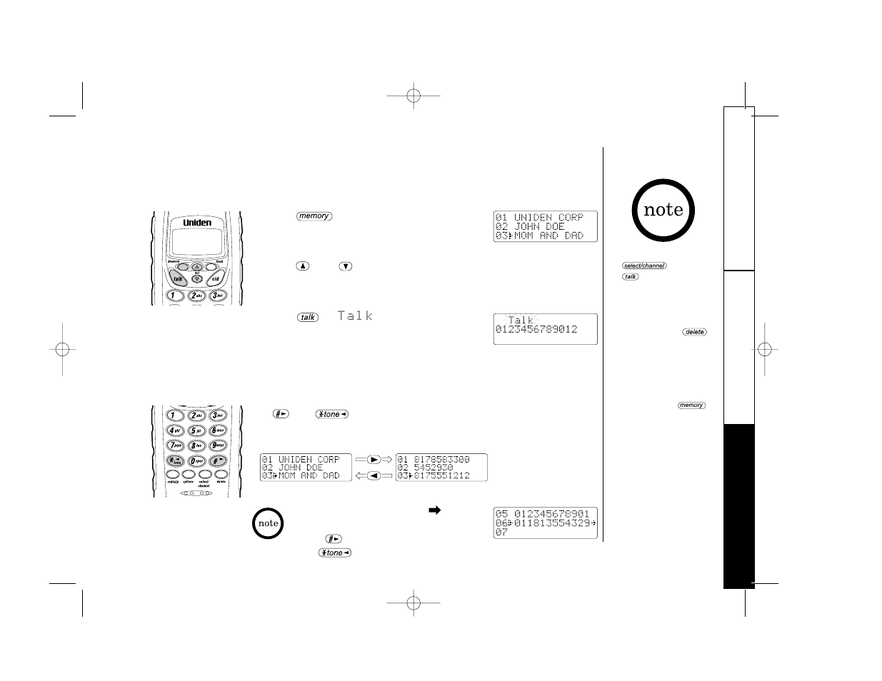 Uniden TRU 346 User Manual | Page 21 / 48