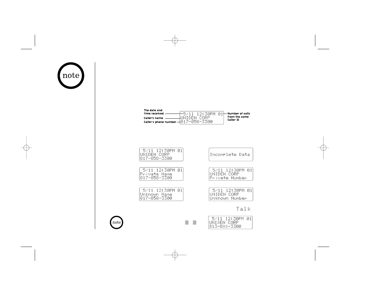 When the telephone rings | Uniden TRU 346 User Manual | Page 30 / 48