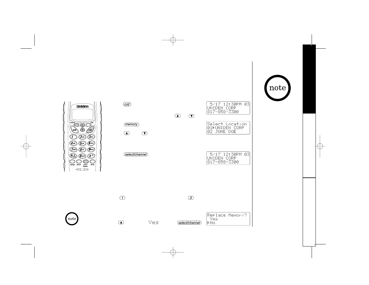 Uniden TRU 346 User Manual | Page 35 / 48