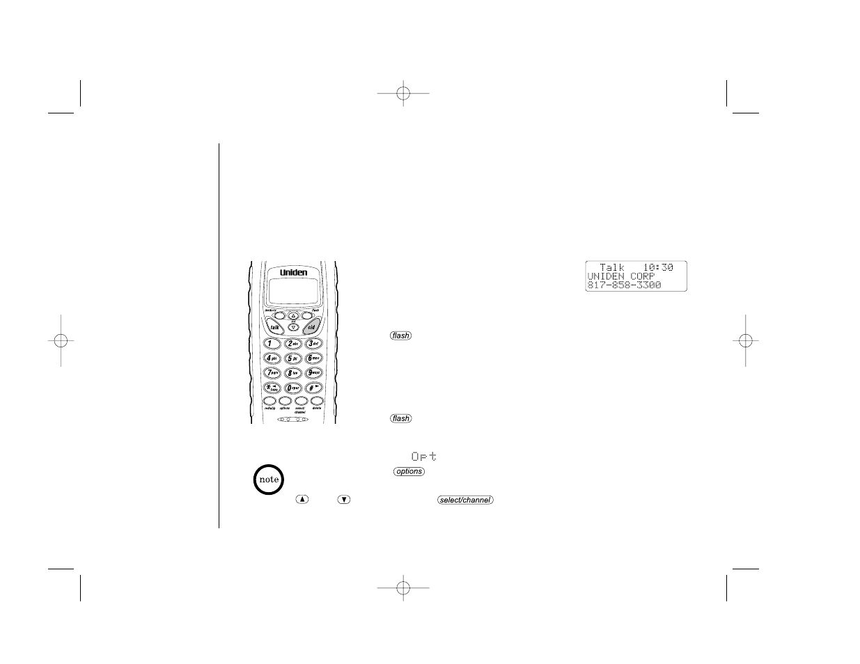 Using caller id on call waiting service | Uniden TRU 346 User Manual | Page 36 / 48