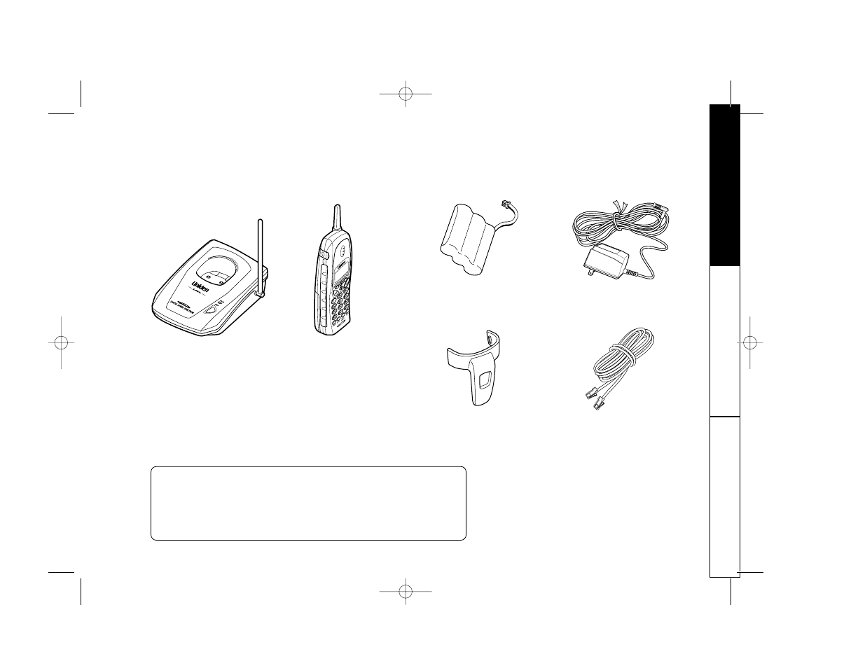 Checking the package contents | Uniden TRU 346 User Manual | Page 7 / 48