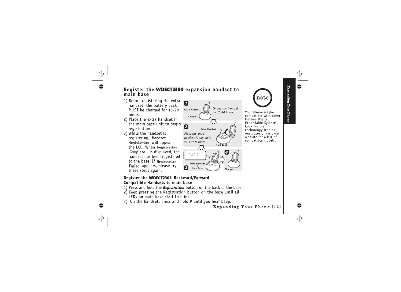 Uniden WDECT2385 User Manual | Page 13 / 92